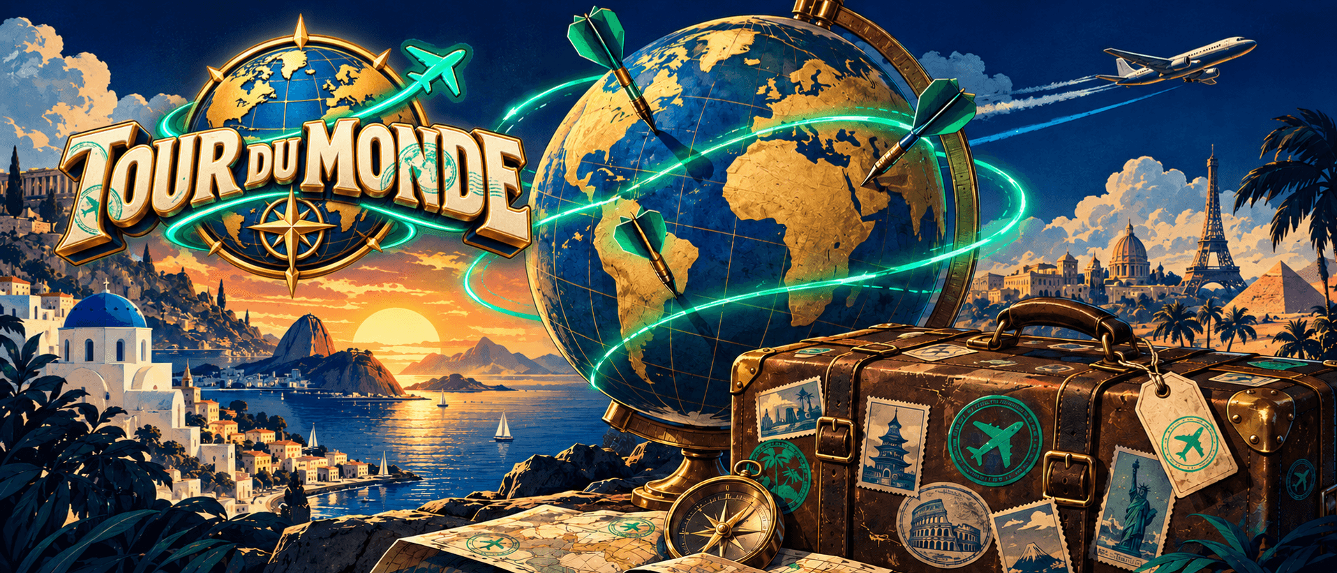Mode Tour du monde sur Darquilo